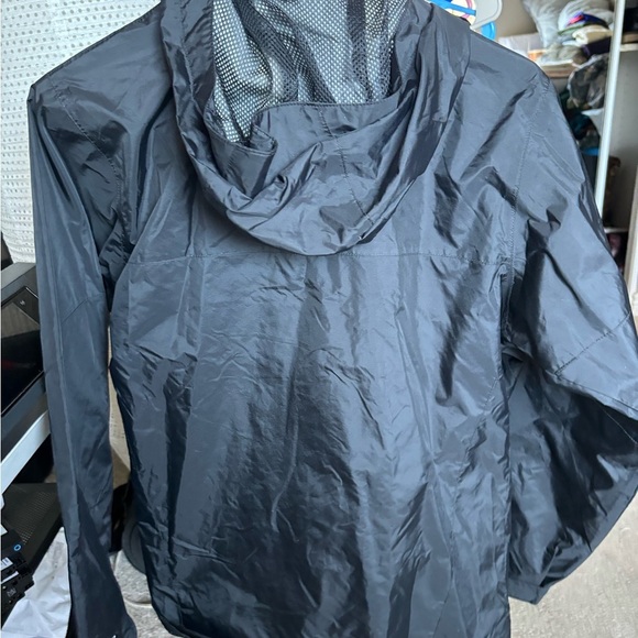 Black Columbia Windbreaker Jacket Omni-shield Size 14/16 Zip Up XL - Picture 3 of 16
